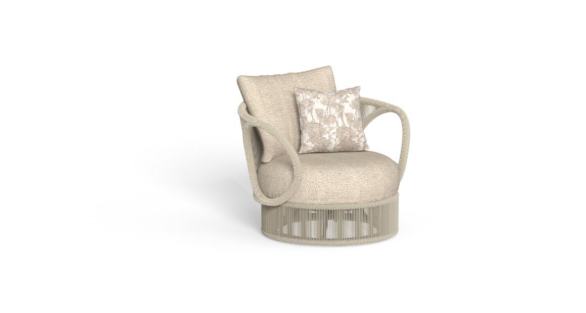Karen Swivel Living Armchair