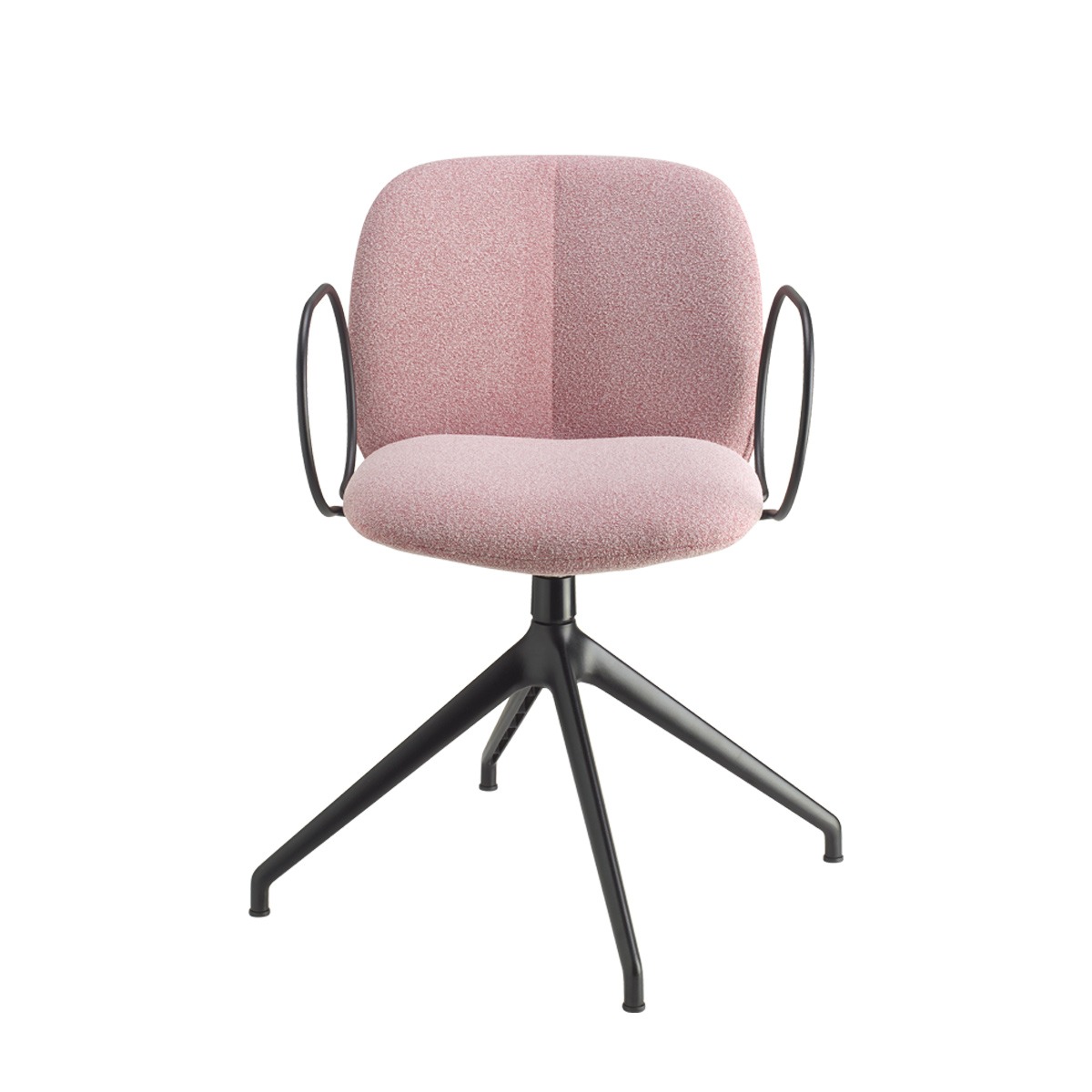 Mentha Pop armchair revolving on trestle base