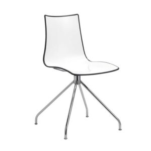 Zebra Bicolour revolving on trestle base